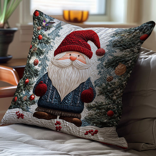 Christmas Gnome WY1012093CL Quilt Pillow Case