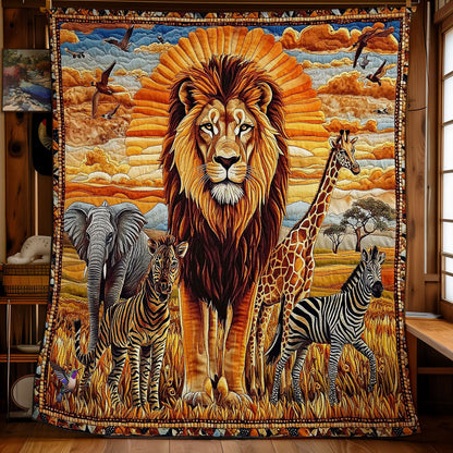 Madagascar Wild Animal WY1911106CL Quilt