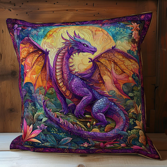 Mystic Dragon In Forest WY0602114CL Quilt Pillow Case