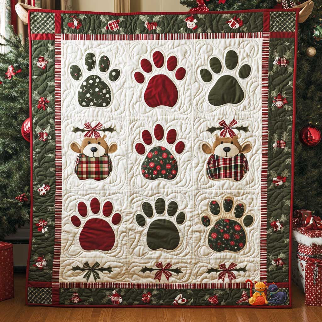 Paw Prints And Pines WN0511031CL Quilt