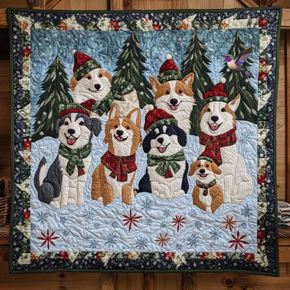 Winter Dog Wonderland WN2011118CL Quilt