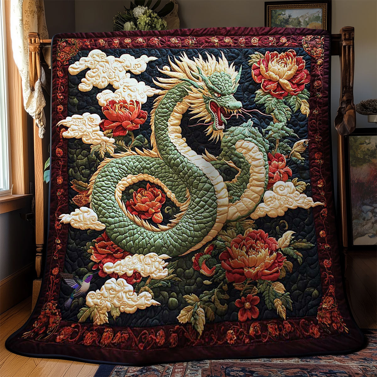 Dragon's Blossom WN0712041CL Quilt