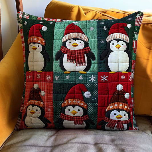 Christmas Penguin WJ2709031CL Quilt Pillow Case