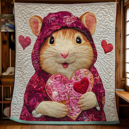 Hamster Love WX0512021CL Quilt