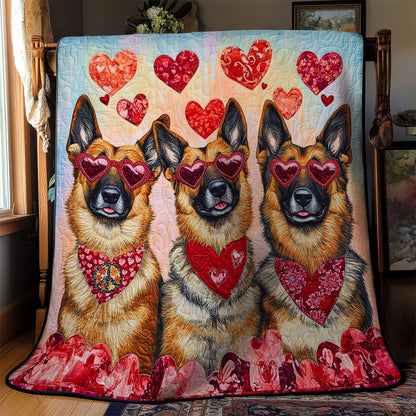Love German Shepherds WN2012018CL Quilt