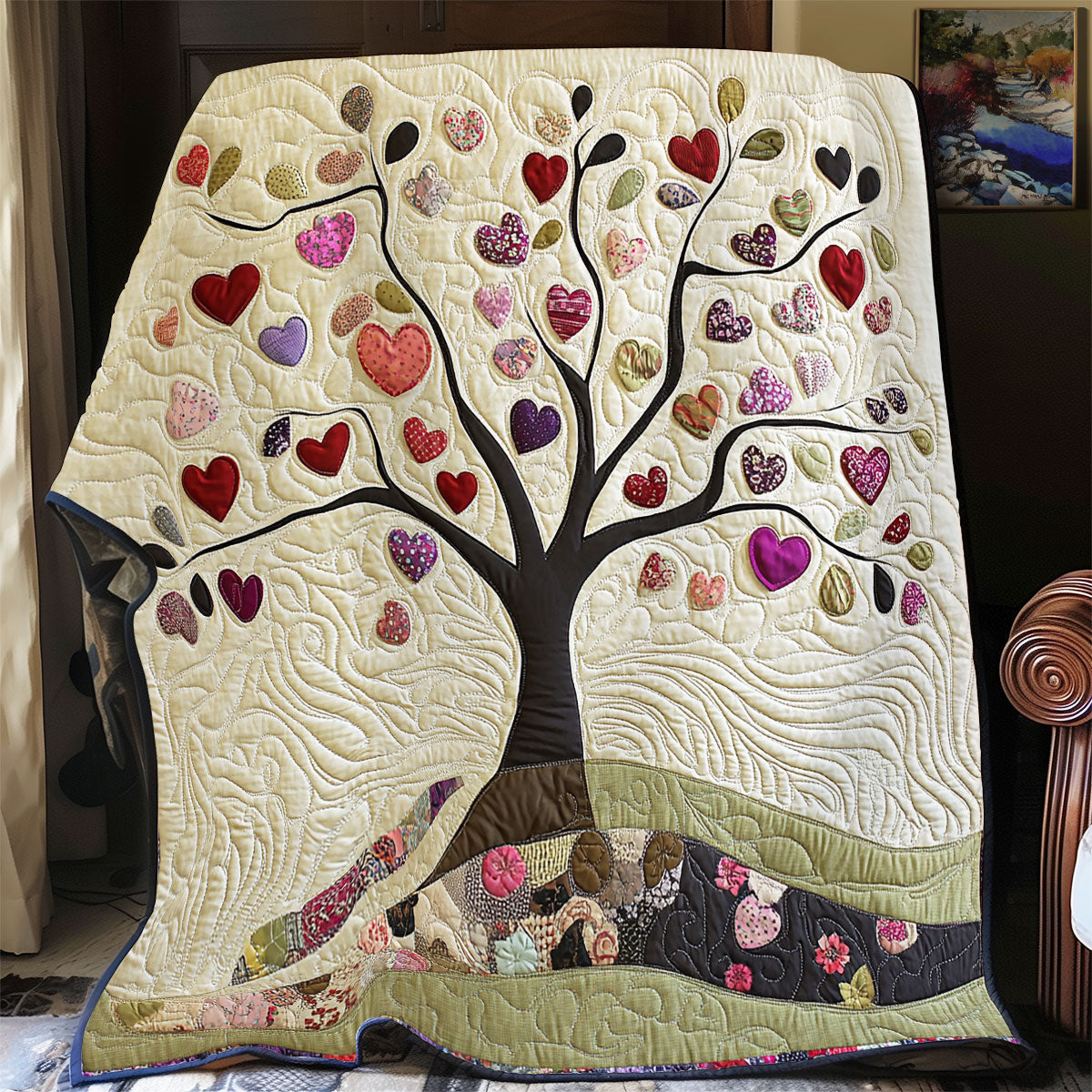 Tree of Love YR0801026CL Quilt