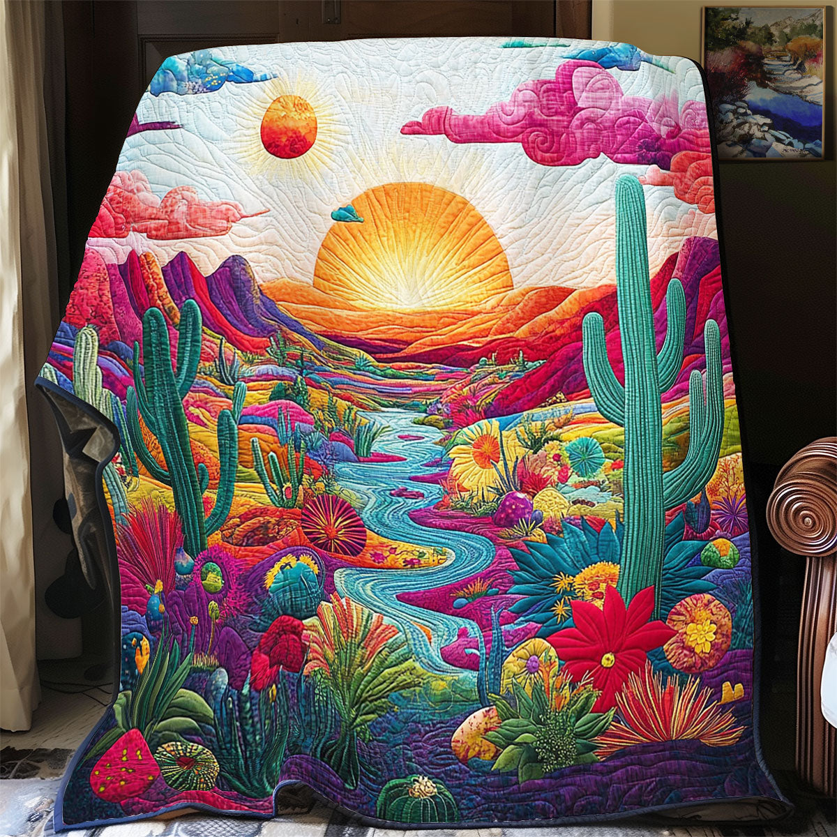 Desert In Sunset WY3112007CL Quilt