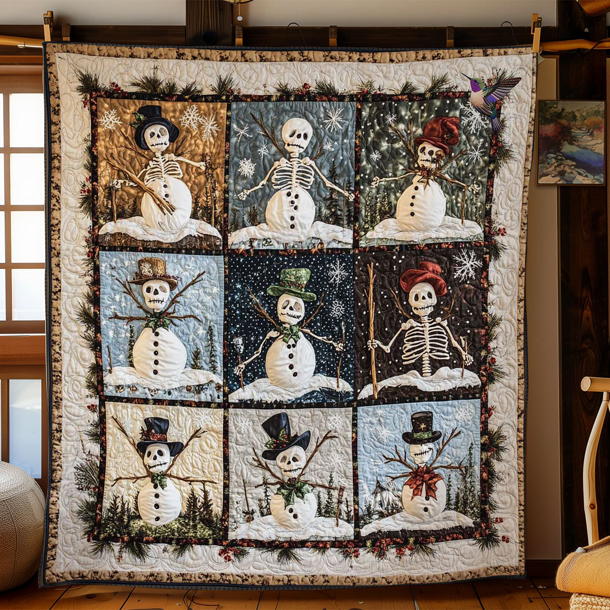 Snow Skeleton King WN2011102CL Quilt