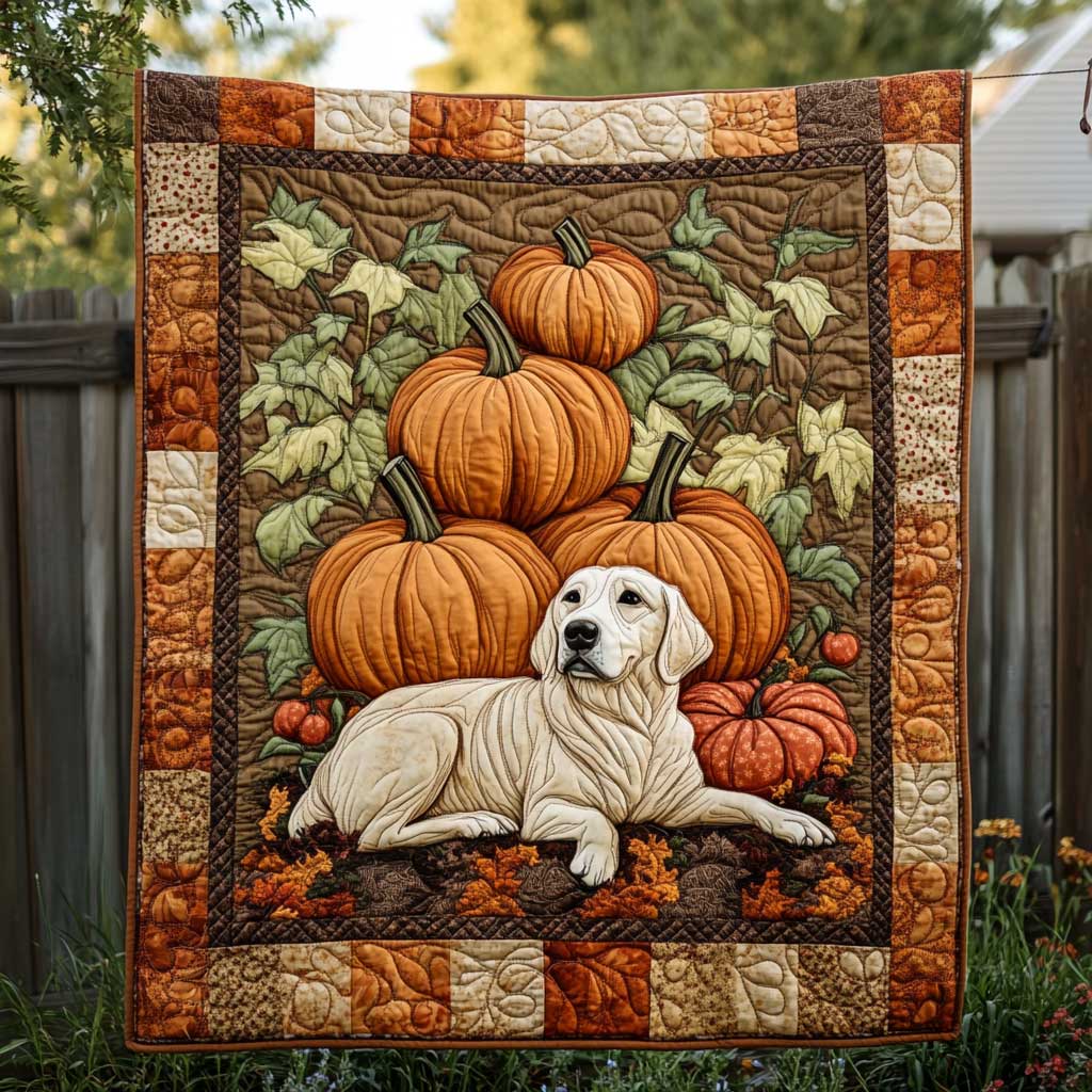 Labrador Retriever Pumpkin WN2709104CL Quilt