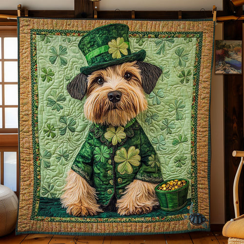 Lucky Miniature Schnauzer WN1411034CL Quilt