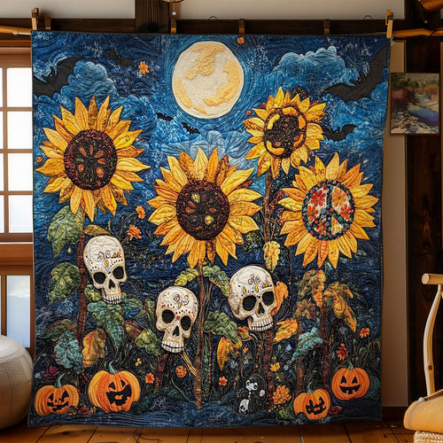 Garden Skull WN2810058CL Quilt