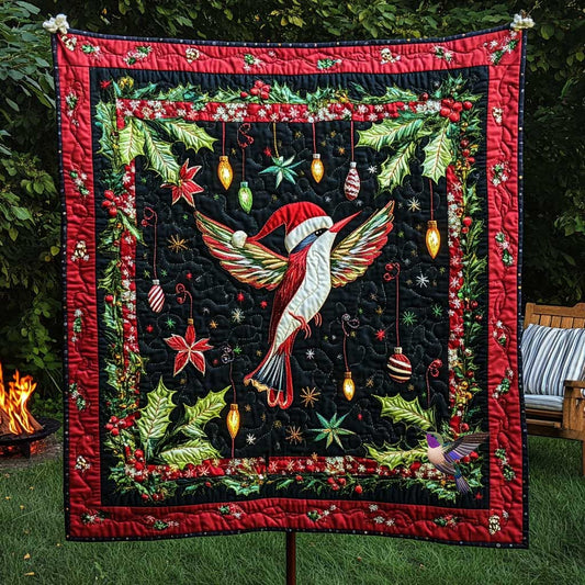 Hummingbird's Christmas Cheer WN0910085CL Quilt