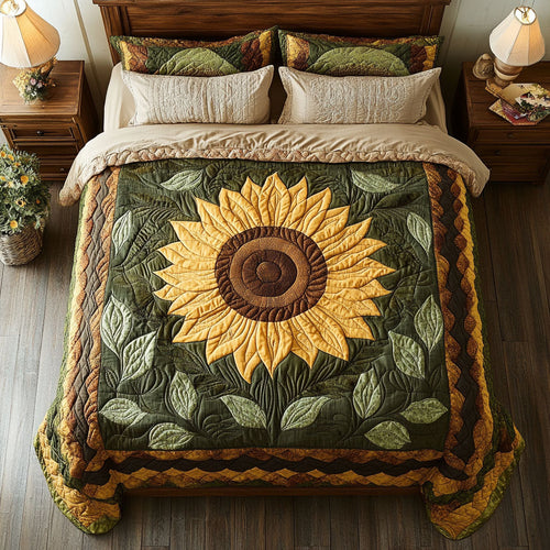 Sunflower Wreath WY2201044CL Duvet Cover Set