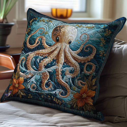 Octopus In Sea WY2501049CL Quilt Pillow Case