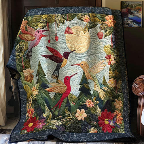 Hummingbird Petal Paradise WN0710051CL Quilt