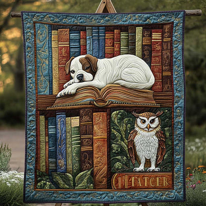 Dog Storytime Snoozer WN2809079CL Quilt