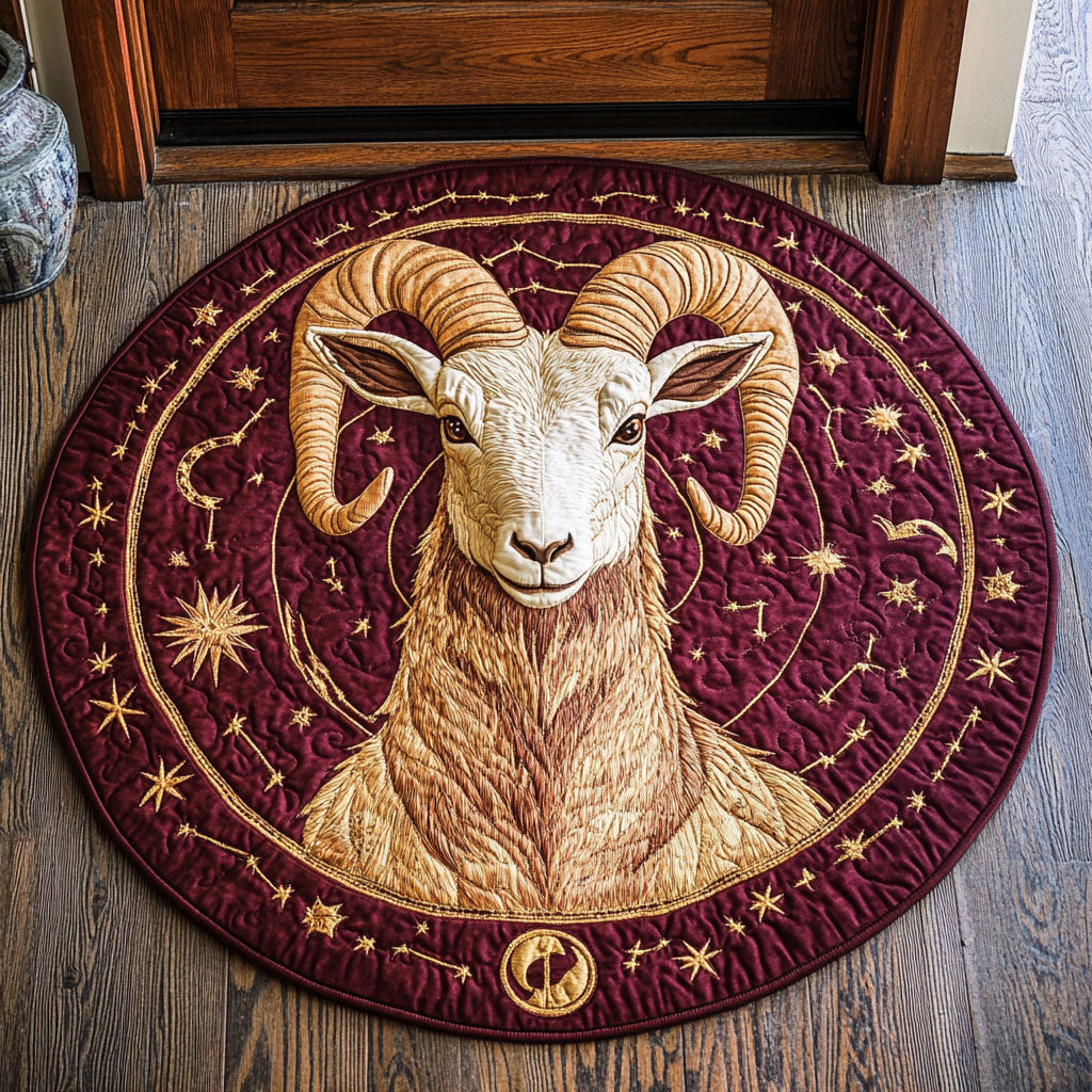 Capricorn CP1707040CL Quilted Round Mat