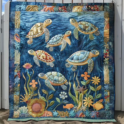 Sea Turtle WJ1209024CL Quilt