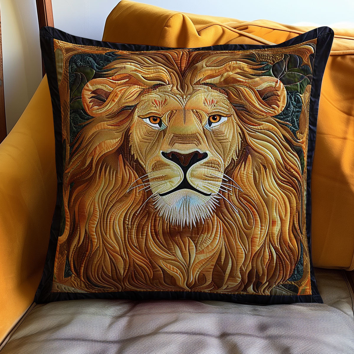 Lion WJ1309041CL Quilt Pillow Case