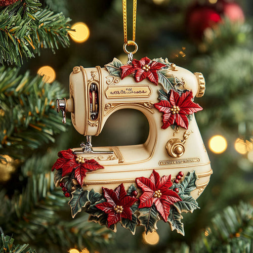 Holiday Sewing Machine WN2010034CL Christmas Ornament