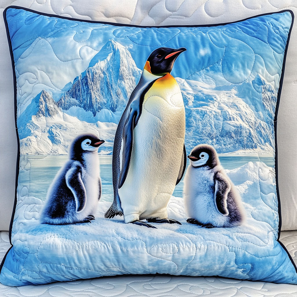 Penguins Frozen Lake WT2702080CL Quilt Pillow Case