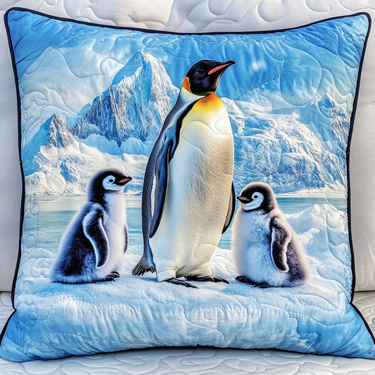 Penguins Frozen Lake WT2702080CL Quilt Pillow Case