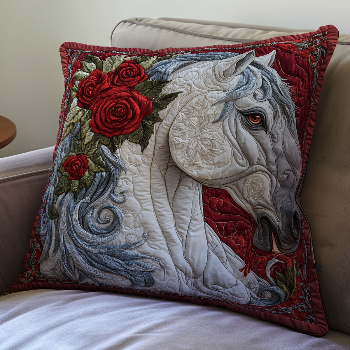 Elegant Horse Grace WX2512129CL Quilt Pillow Case