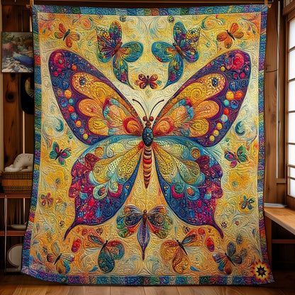 Butterfly Garden WY1211029CL Quilt