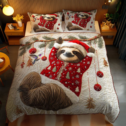 Festive Sloth Hug WN1612037CL Duvet Cover Set