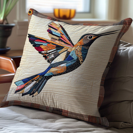 Hummingbird Pathwork WY1412007CL Quilt Pillow Case