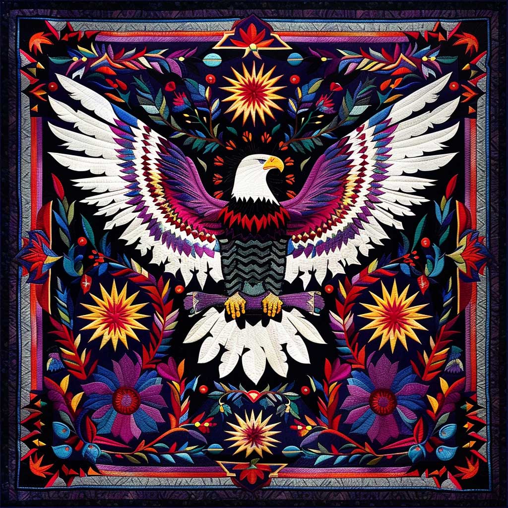 Eagle Native American WJ1909007CL Quilt