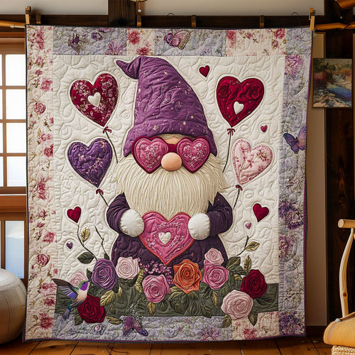 Forever Floral Gnome WN0412049CL Quilt