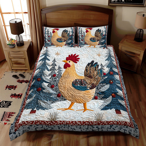 Chicken Winter WX2511060CL Duvet Cover Set