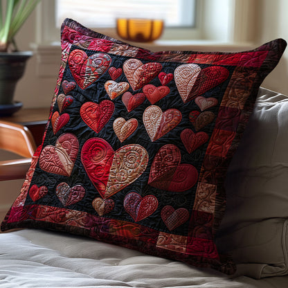 Heart WJ0511035CL Quilt Pillow Case