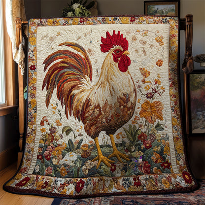 Vintage Chicken WY1911067CL Quilt