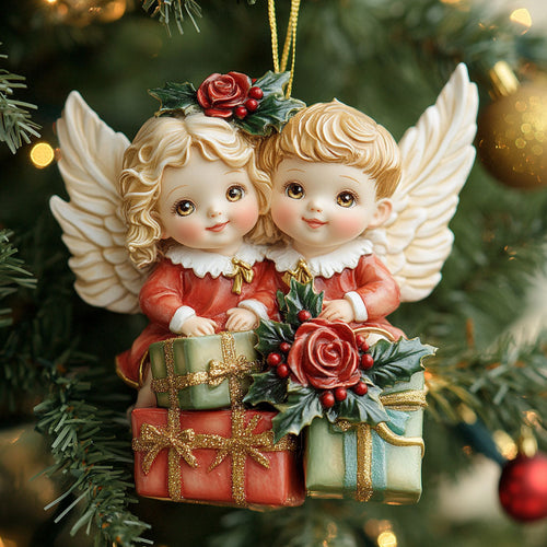Angel Gift CW2411049CL Christmas Ornament