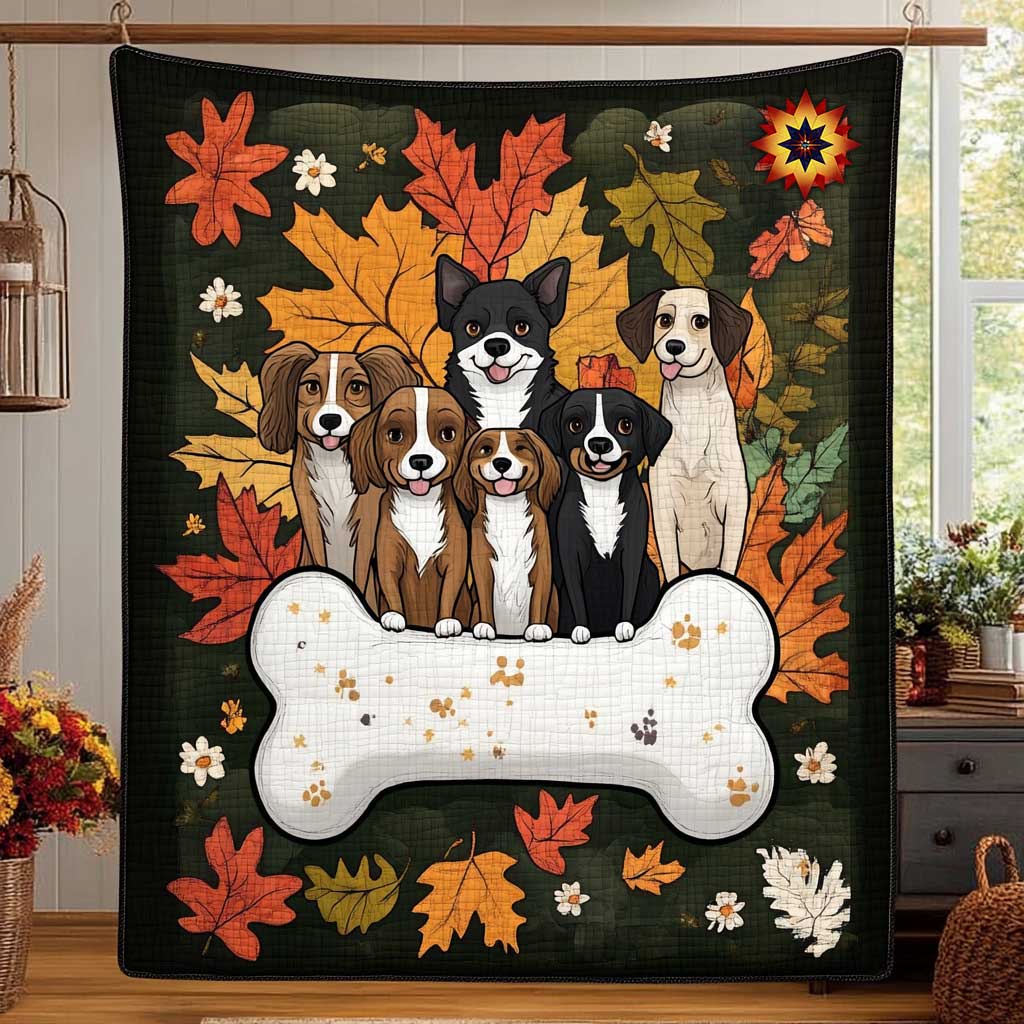 Dogs' Big Bone Joy WN1010046CL Quilt