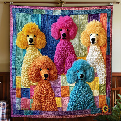 Colorful Dog WY2611009CL Quilt