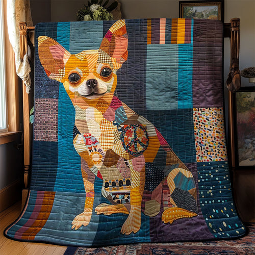 Colorful Chihuahua WN1510014CL Quilt
