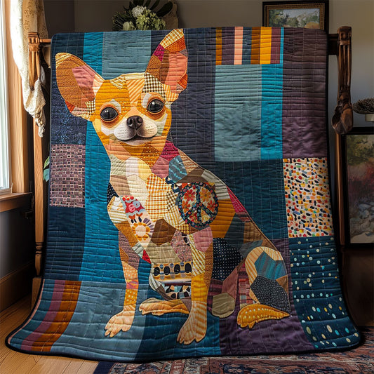 Colorful Chihuahua WN1510014CL Quilt
