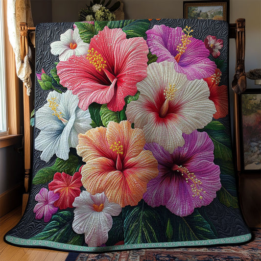 Bouquet Hibiscus WX1811005CL Quilt