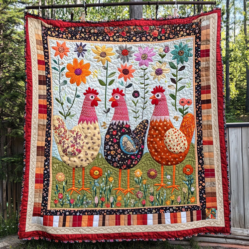 Chicken WU1210012CL Quilt