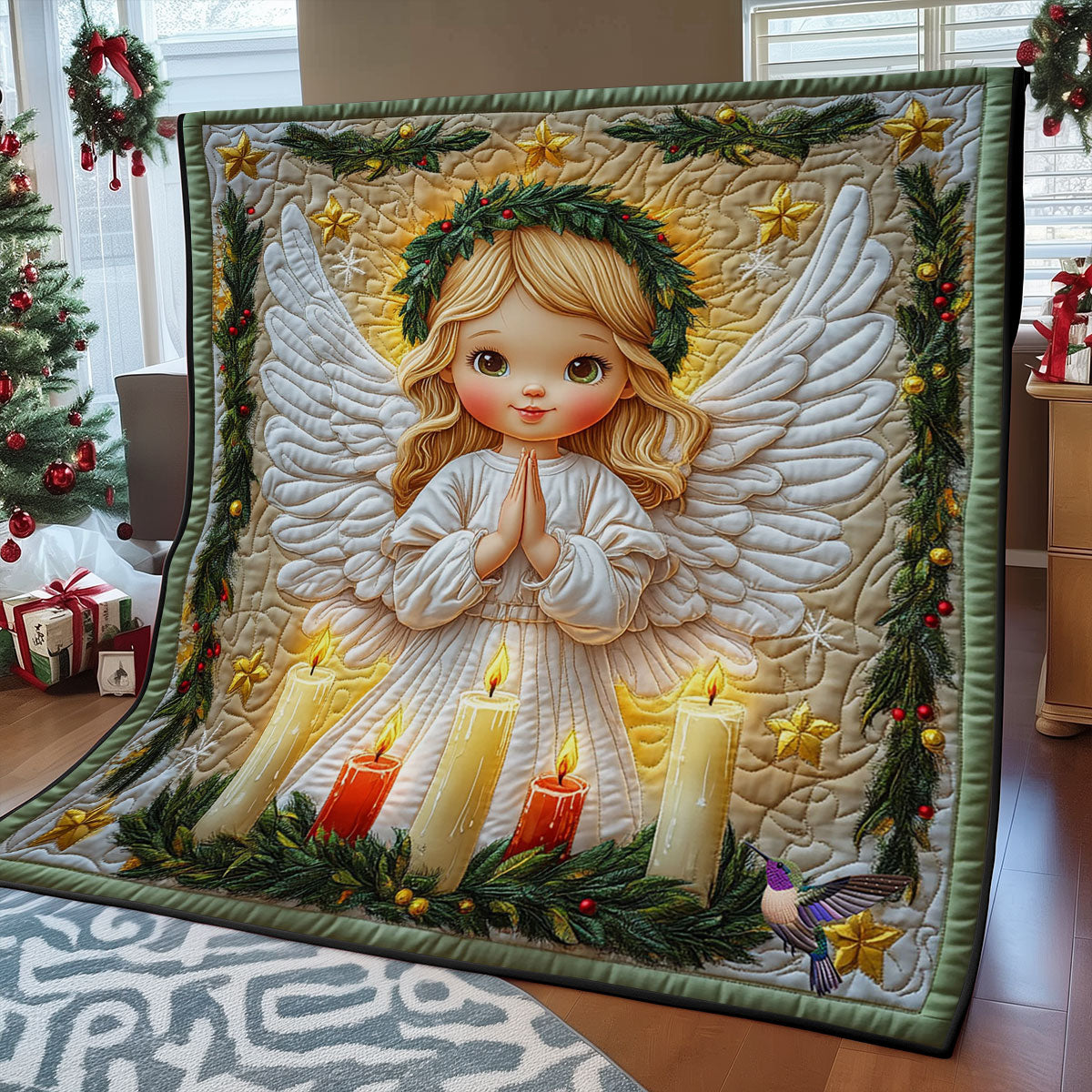 Christmas Angel WY2711010CL Quilt
