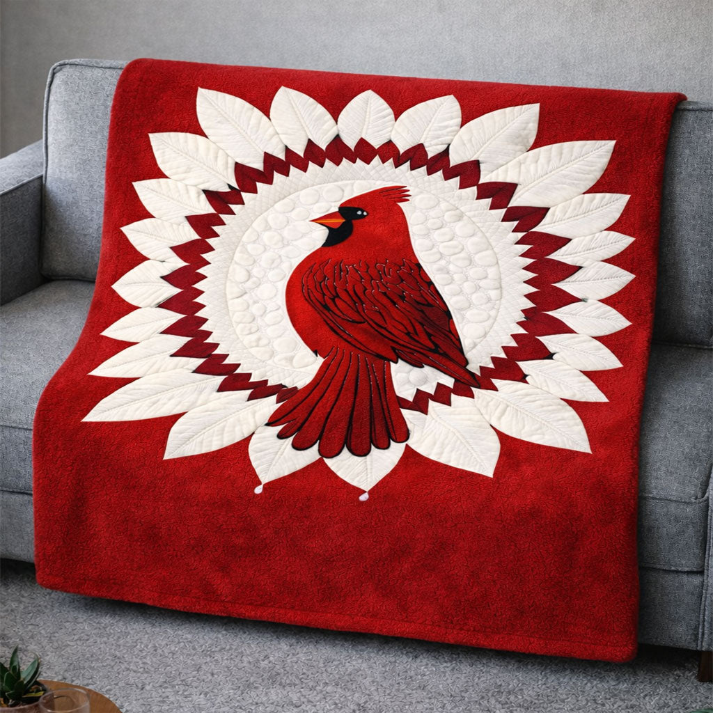 Crimson Cardinal KL1901001CL Faux Fur Throw Blanket