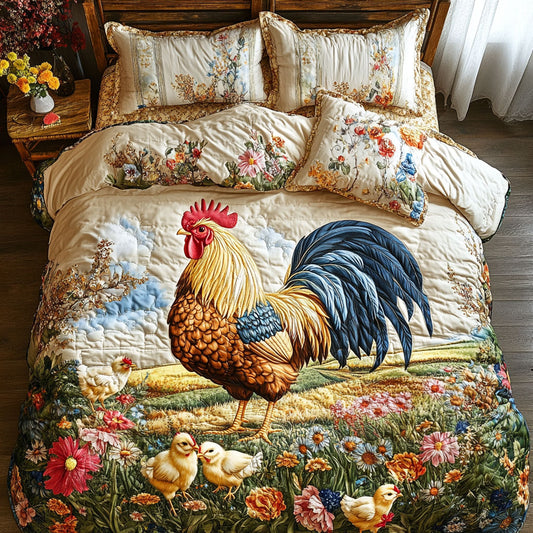 Rooster Lawn WT1901013CL Duvet Cover Set