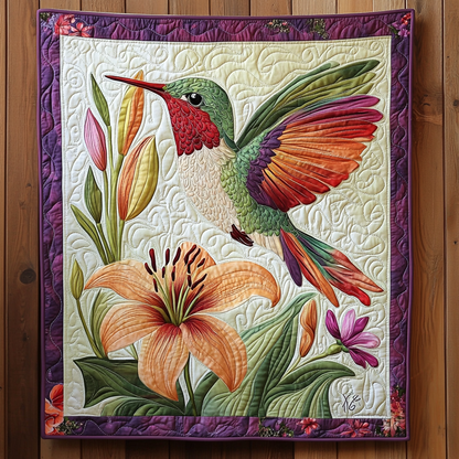 Hummingbird In Flight WG1501026CL Quilt