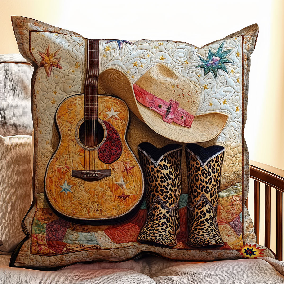 Cowboy WY0912087CL Quilt Pillow Case