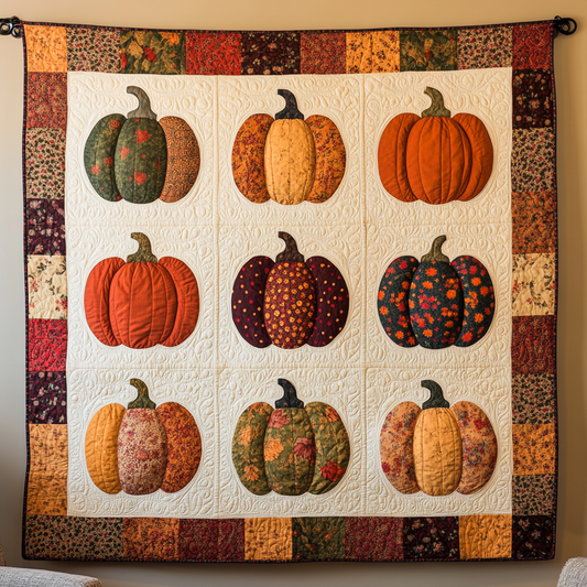 Pumpkin Lovers XR2009013CL Quilt