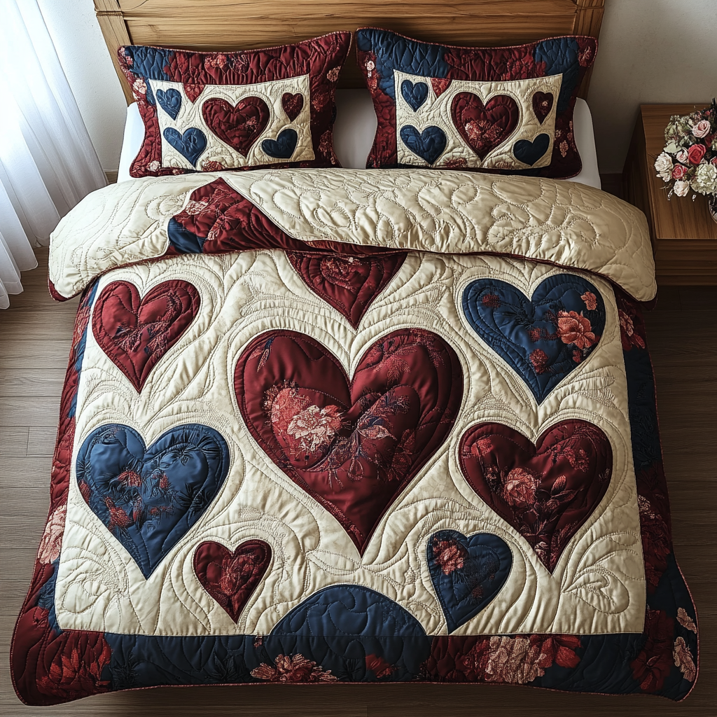Romantic Heart WG1301004CL Duvet Cover Set