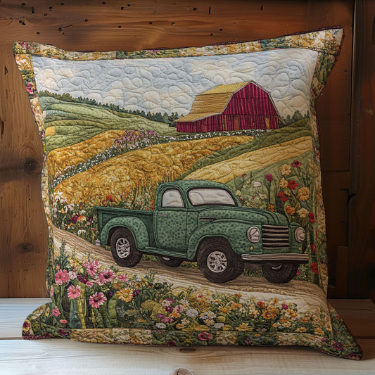 Truck WY0602122CL Quilt Pillow Case